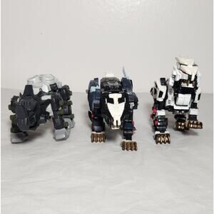 Hasbro Tomy 2002 Zoids Lot Of 3 Action Figures Not Complete Pre-owned